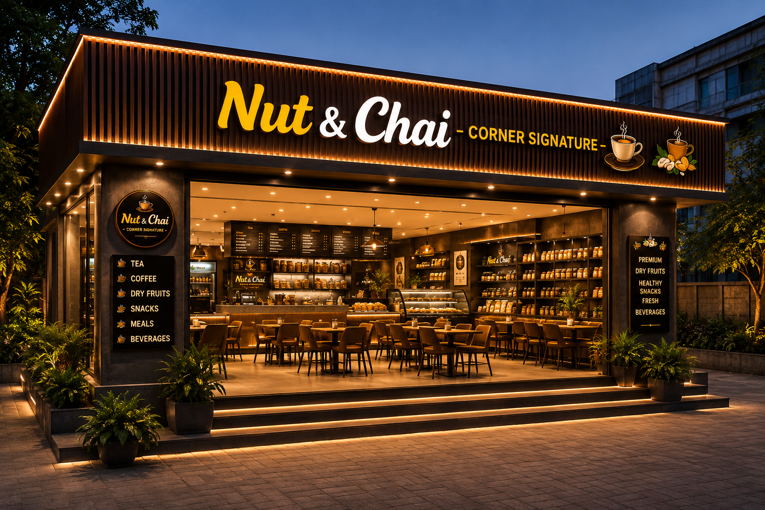 NUT & CHAI Corner Signature